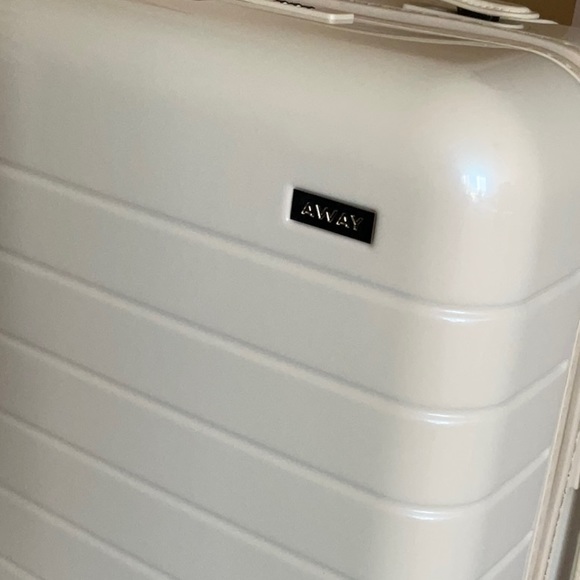 Away Bags Limited Edition Away Travel Luggage Pearlized White Y2k